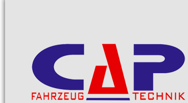 Das Blau-Rote Logo von der Autoreparatur Werkstatt in Pforzheim